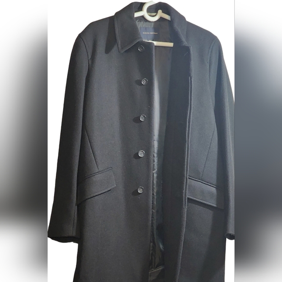 Men's Trench Coat, Black, Med. - Picture 3 of 8